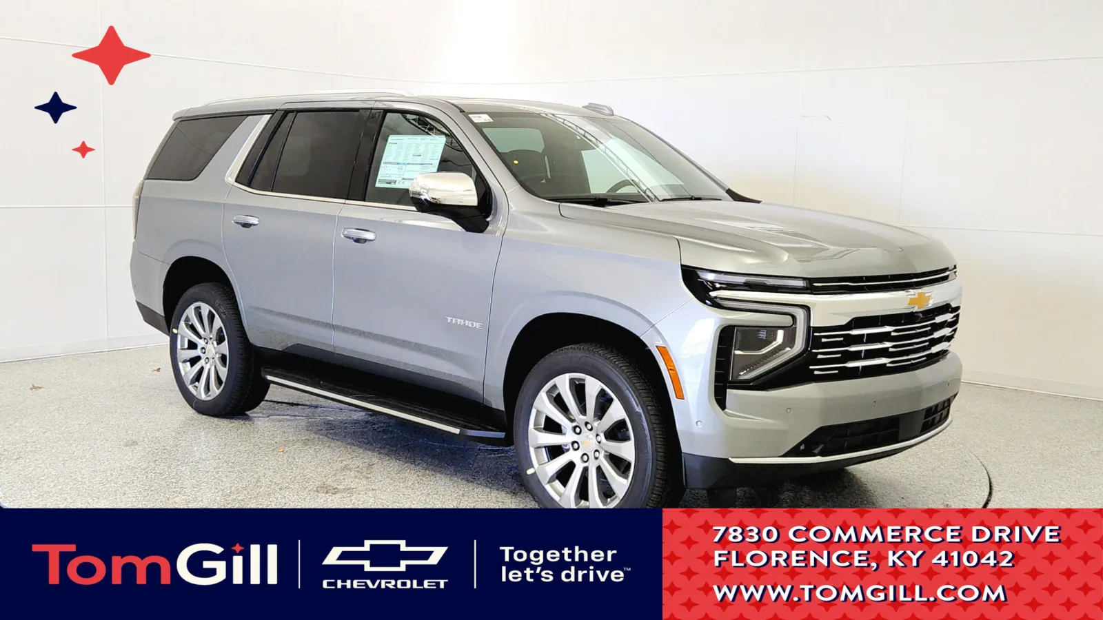 Gray 2026 Chevrolet Tahoe Premier for sale in Florence, KY