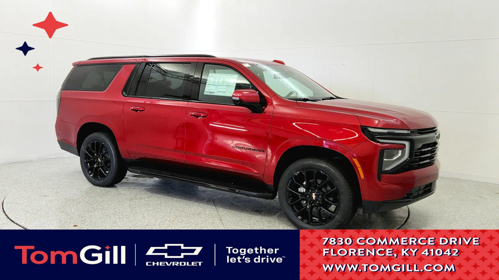 Red 2026 Chevrolet Suburban RST for sale in Florence, KY