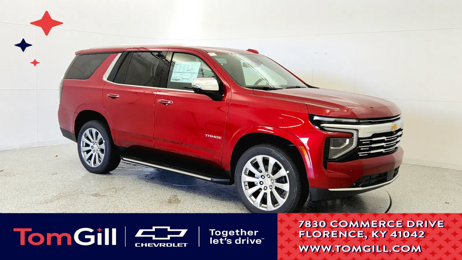 Red 2026 Chevrolet Tahoe Premier for sale in Florence, KY