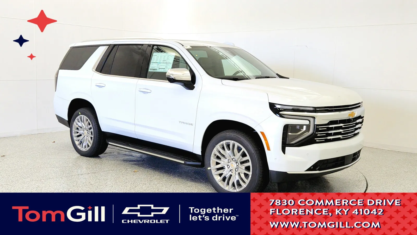 White 2026 Chevrolet Tahoe Premier for sale in Florence, KY