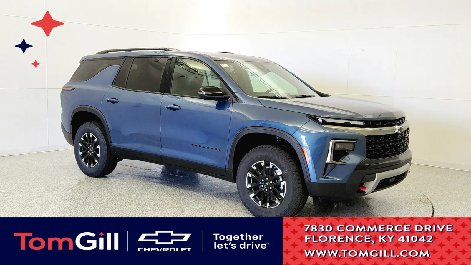 Blue 2026 Chevrolet Traverse AWD Z71 for sale in Florence, KY