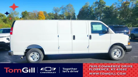 White 2025 Chevrolet Express Cargo Van Work Van for sale in Florence, KY