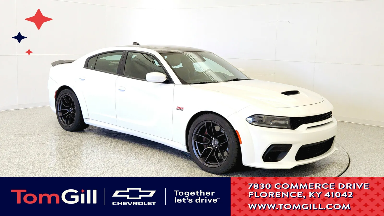 White 2021 Dodge Charger Scat Pack Widebody for sale in Florence, KY