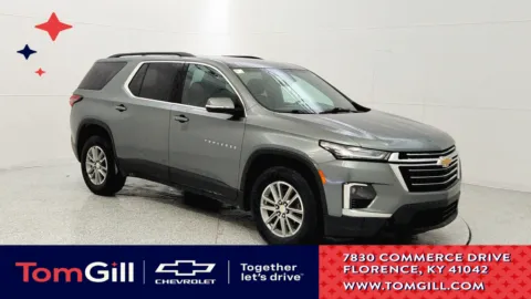 Silver 2023 Chevrolet Traverse LT Cloth for sale in Florence, KY
