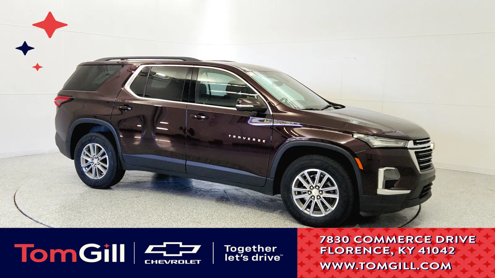 Black 2023 Chevrolet Traverse LT Cloth for sale in Florence, KY