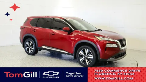 Red 2021 Nissan Rogue SL for sale in Florence, KY