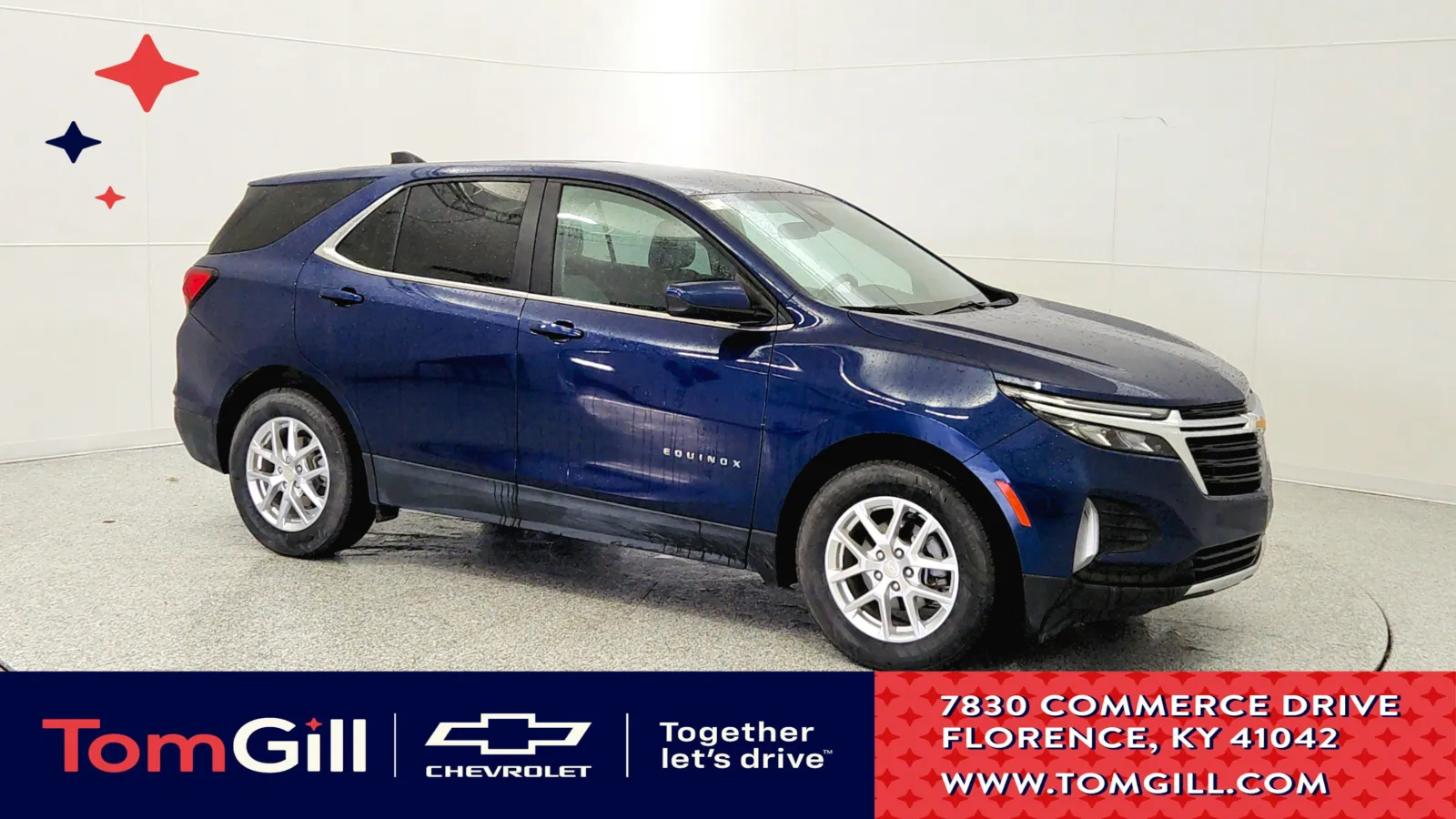 Blue 2022 Chevrolet Equinox LT for sale in Florence, KY
