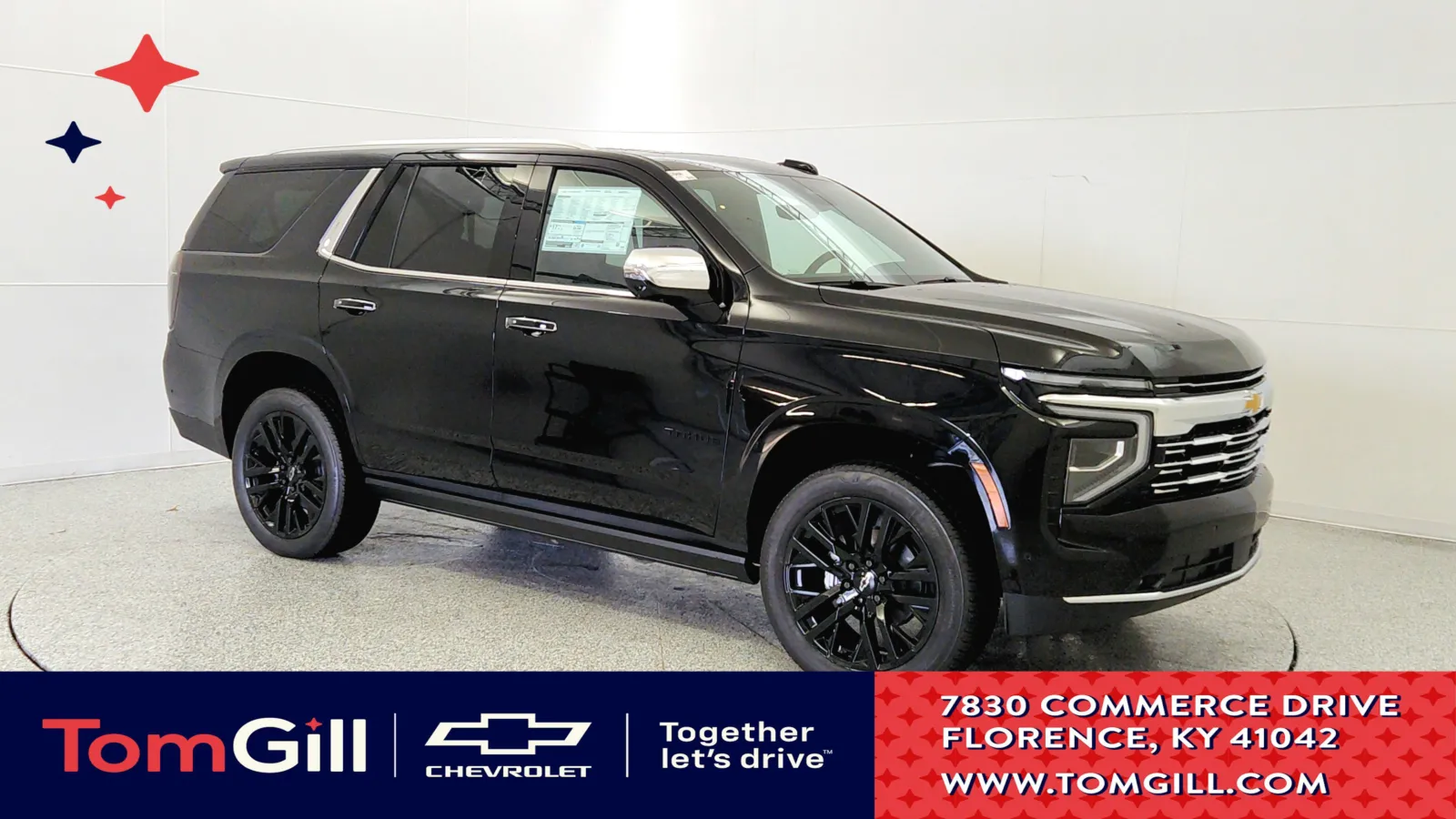 Black 2026 Chevrolet Tahoe Premier for sale in Florence, KY