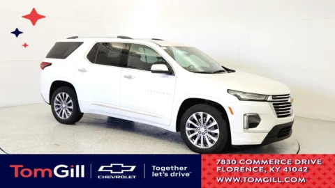 White 2022 Chevrolet Traverse Premier for sale in Florence, KY
