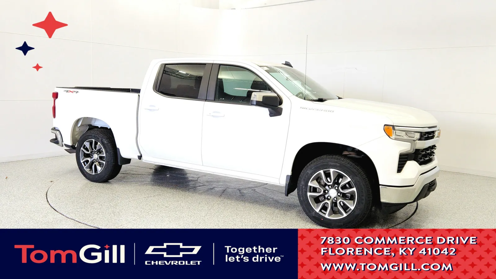 White 2022 Chevrolet Silverado 1500 LT for sale in Florence, KY