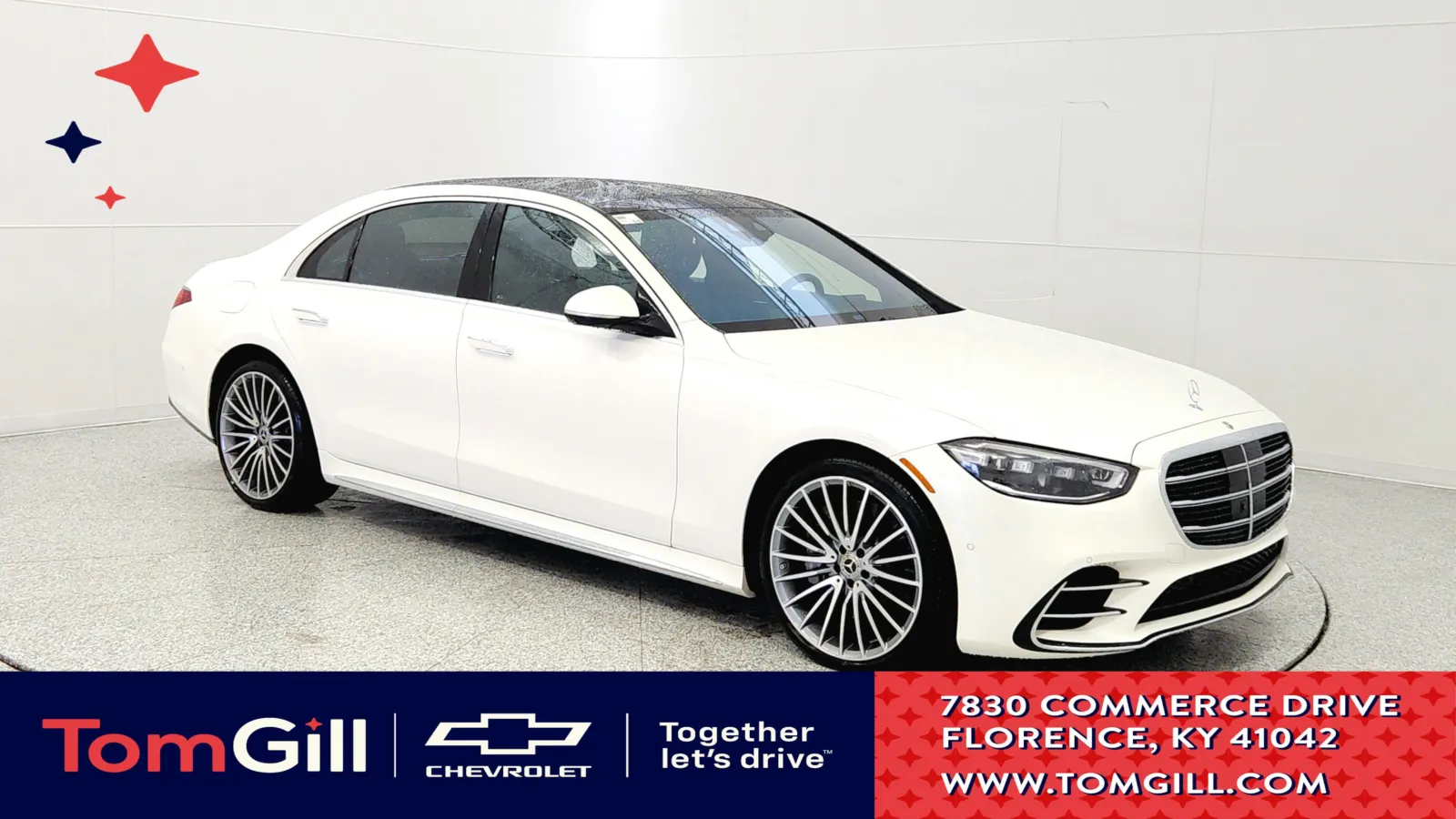 White 2023 Mercedes-Benz S-Class S 580 for sale in Florence, KY