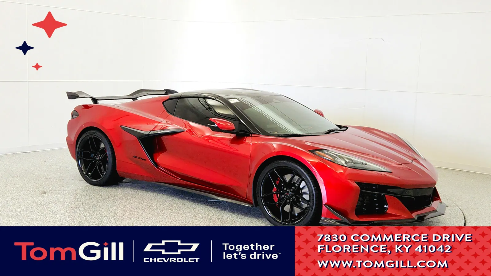 Red 2025 Chevrolet Corvette 3LZ for sale in Florence, KY