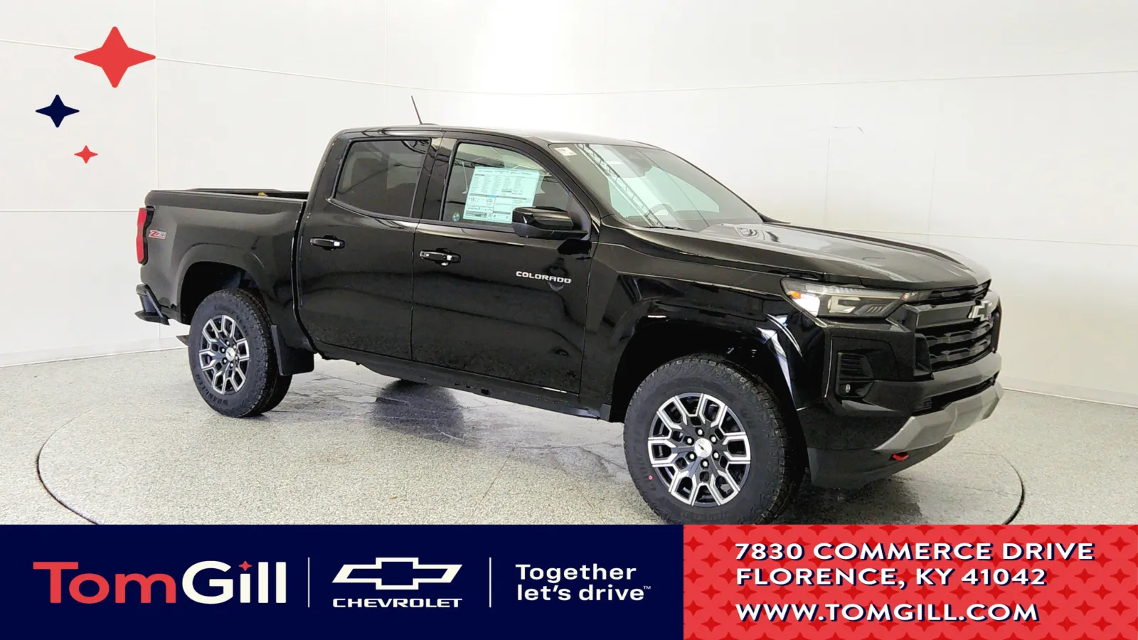 Black 2026 Chevrolet Colorado 4WD Z71 for sale in Florence, KY