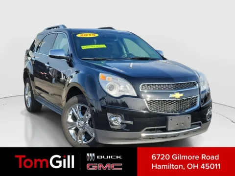 Black 2015 Chevrolet Equinox LTZ for sale in Hamilton, OH