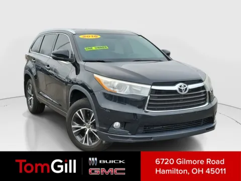 Black 2016 Toyota Highlander XLE for sale in Hamilton, OH