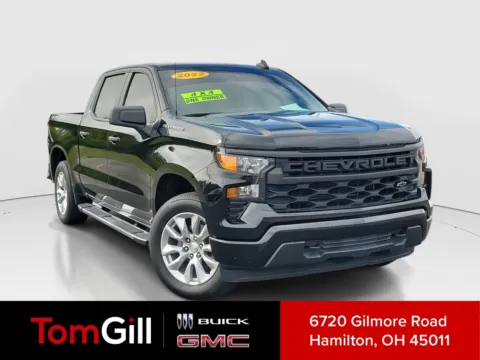 Black 2022 Chevrolet Silverado 1500 Custom for sale in Hamilton, OH