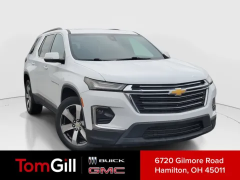 White 2022 Chevrolet Traverse LT Leather for sale in Hamilton, OH