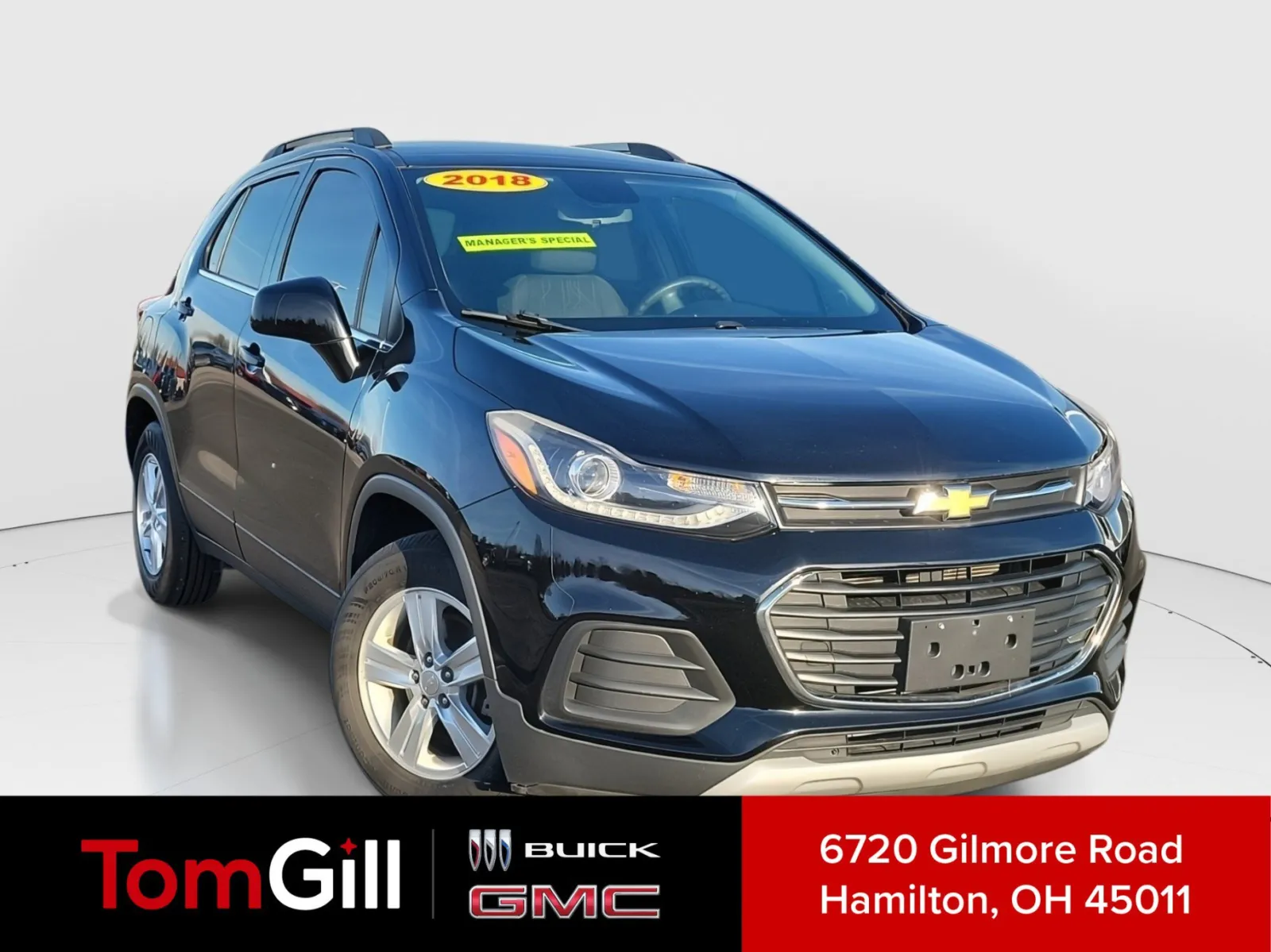 Black 2018 Chevrolet Trax LT for sale in Hamilton, OH