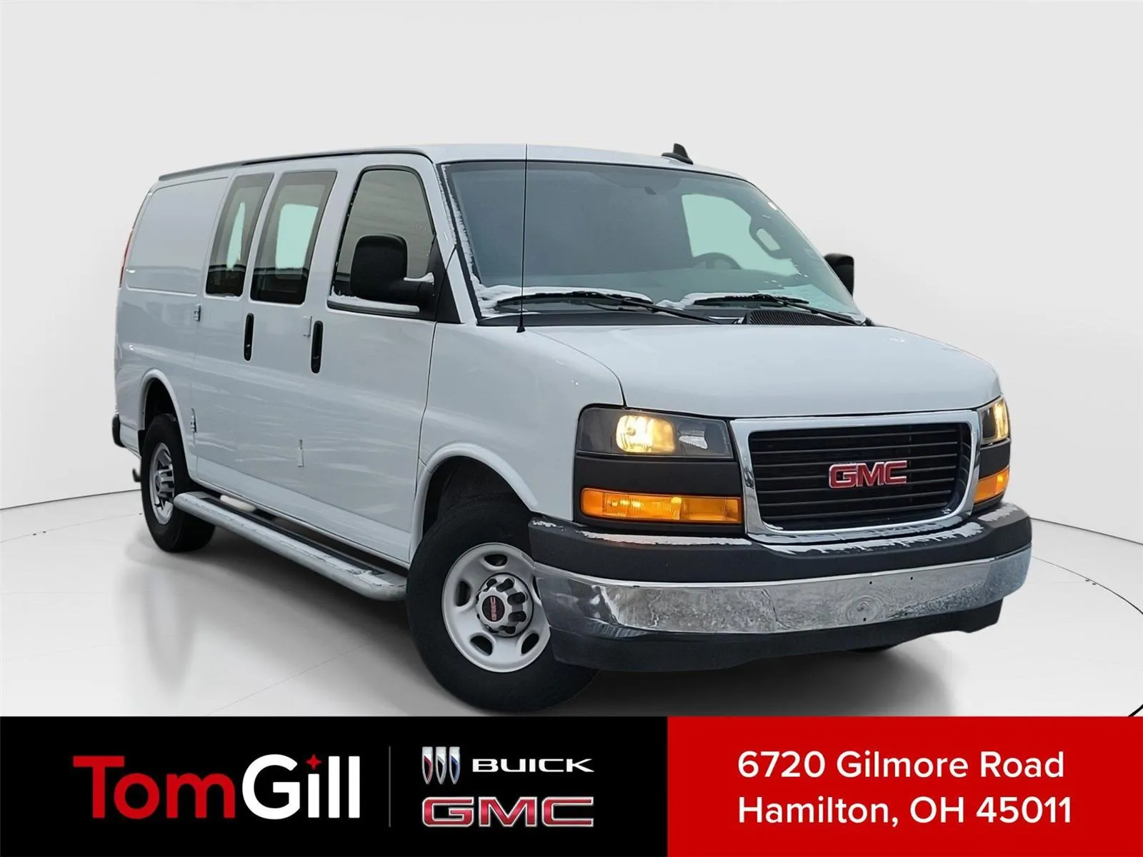 White 2024 GMC Savana Cargo Van RWD 2500 135 for sale in Hamilton, OH
