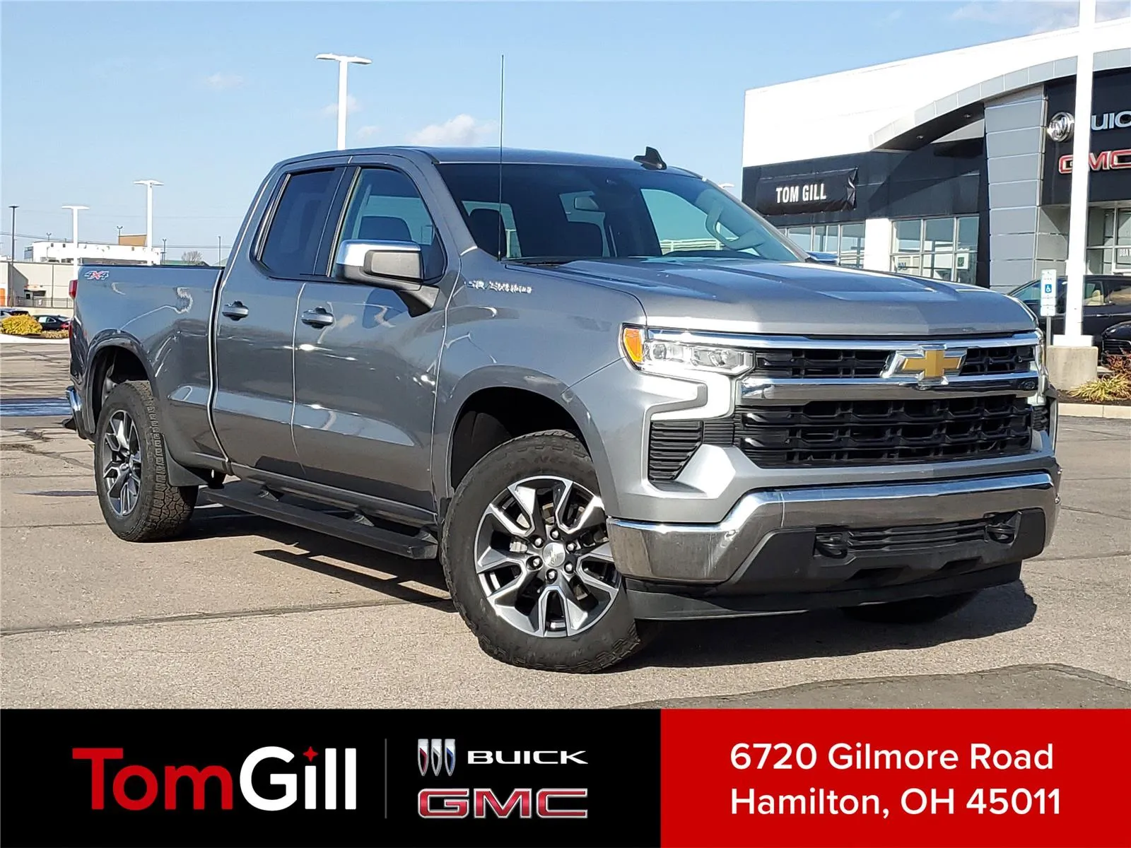 Gray 2023 Chevrolet Silverado 1500 LT for sale in Hamilton, OH