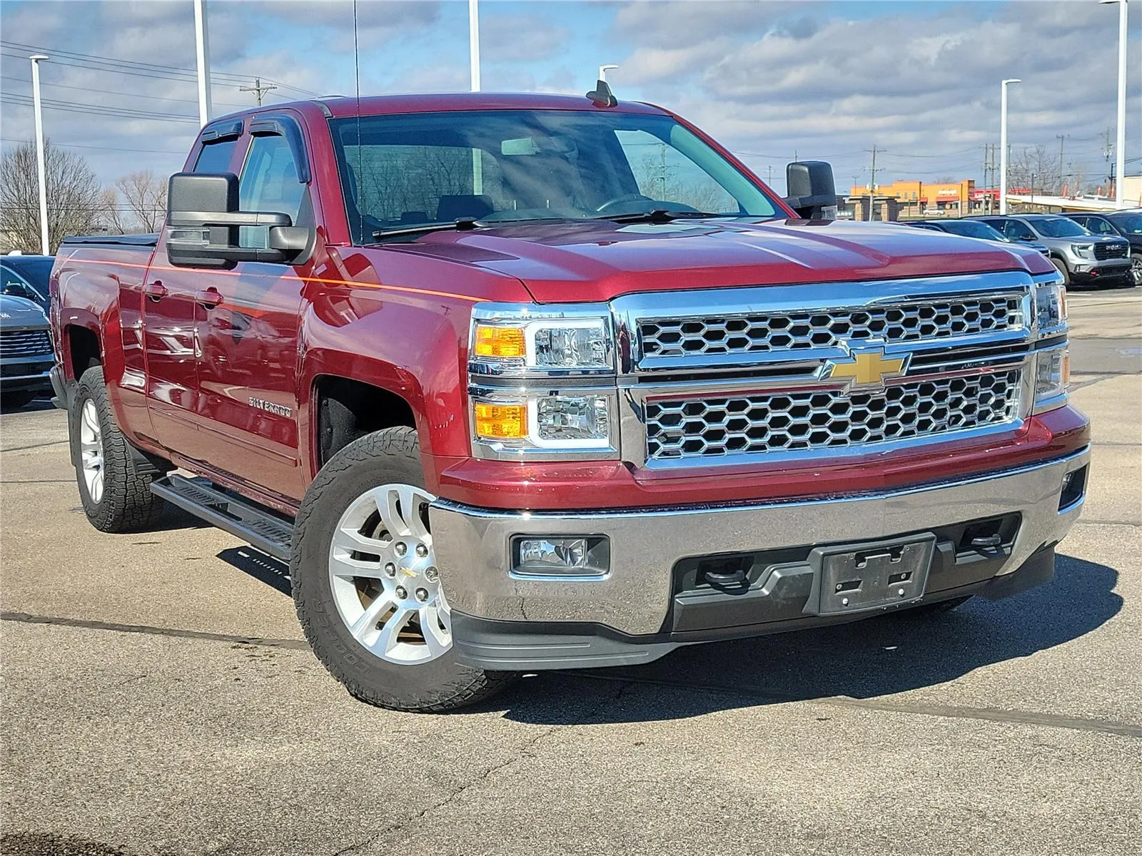 Red 2015 Chevrolet Silverado 1500 LT for sale in Hamilton, OH