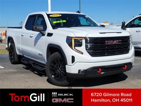 White 2023 GMC Sierra 1500 Elevation for sale in Hamilton, OH