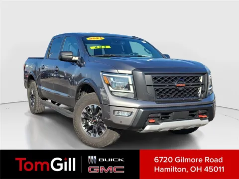 Gray 2021 Nissan Titan PRO-4X for sale in Hamilton, OH