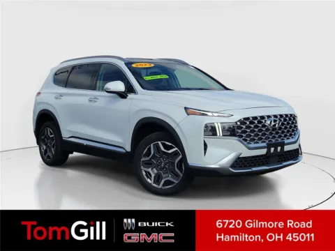White 2022 Hyundai Santa Fe Limited for sale in Hamilton, OH