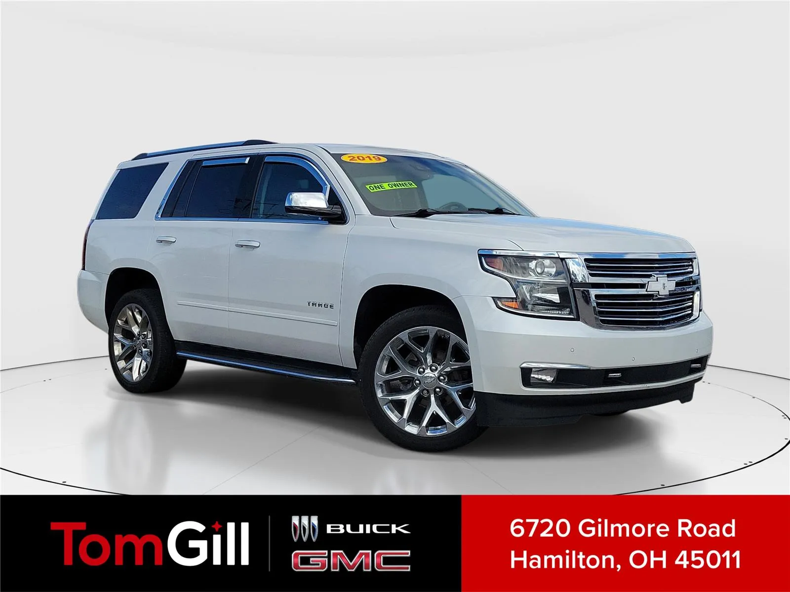 White 2019 Chevrolet Tahoe Premier for sale in Hamilton, OH