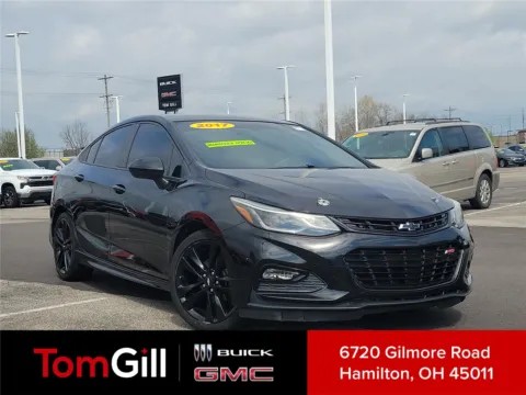 Black 2017 Chevrolet Cruze LT for sale in Hamilton, OH