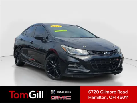 Black 2017 Chevrolet Cruze LT for sale in Hamilton, OH