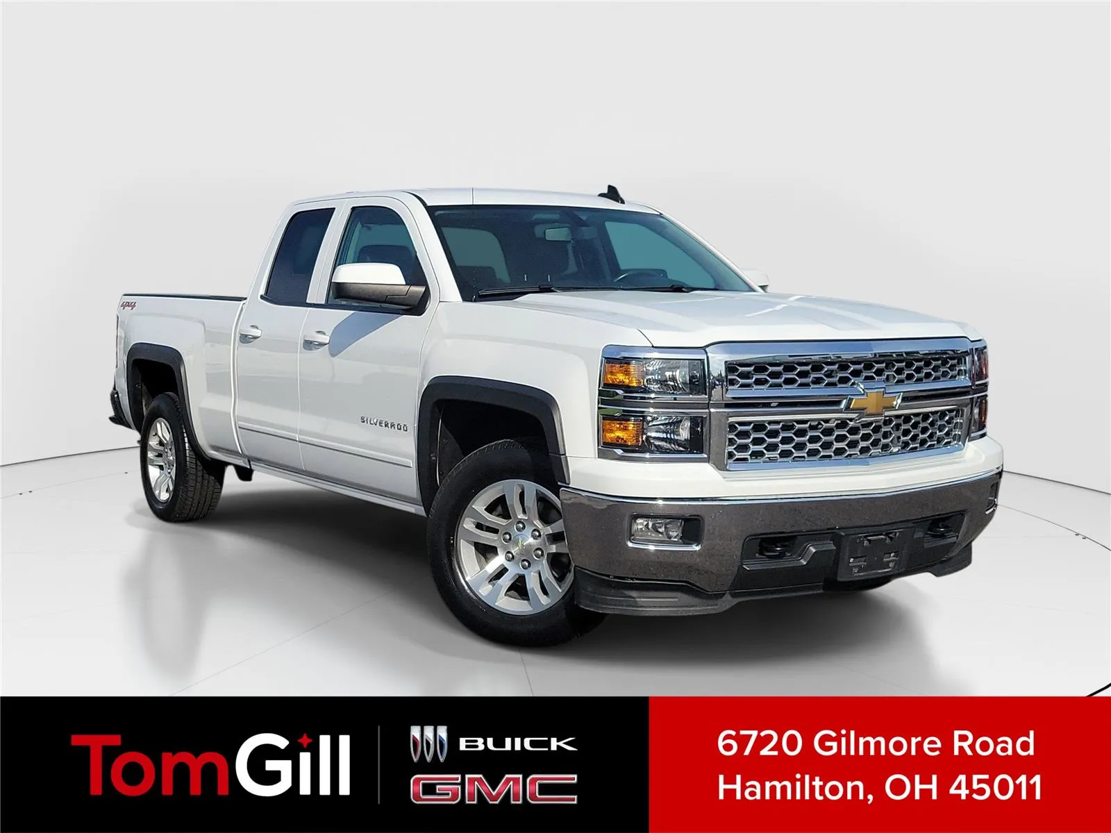 White 2015 Chevrolet Silverado 1500 LT for sale in Hamilton, OH
