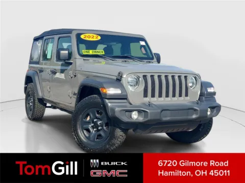Gray 2022 Jeep Wrangler Unlimited Sport for sale in Hamilton, OH