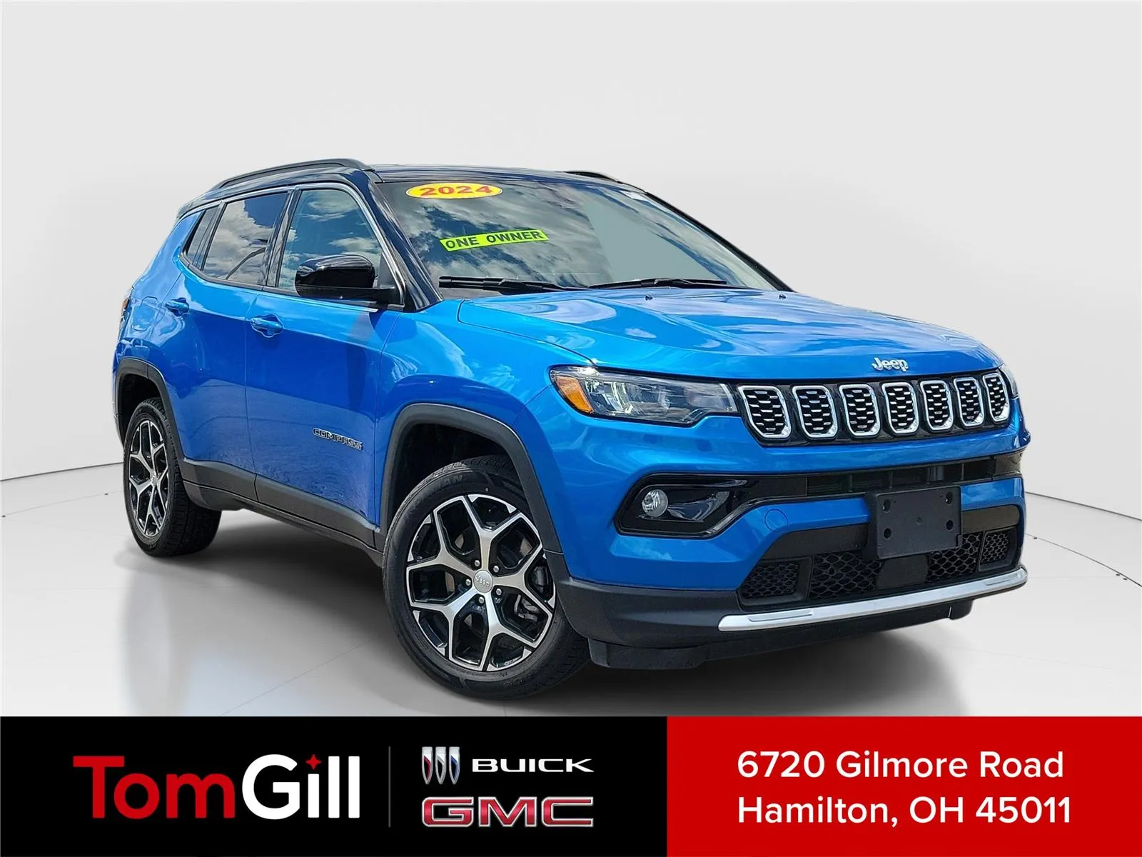 Blue 2024 Jeep Compass Limited for sale in Hamilton, OH
