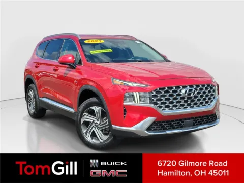 Red 2021 Hyundai Santa Fe SEL for sale in Hamilton, OH