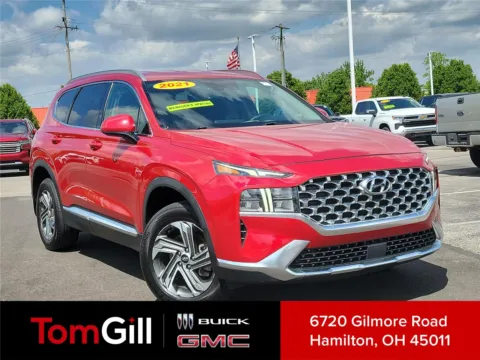 Red 2021 Hyundai Santa Fe SEL for sale in Hamilton, OH