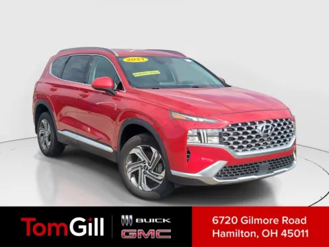 Red 2021 Hyundai Santa Fe SEL for sale in Hamilton, OH