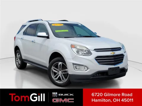 White 2016 Chevrolet Equinox LTZ for sale in Hamilton, OH