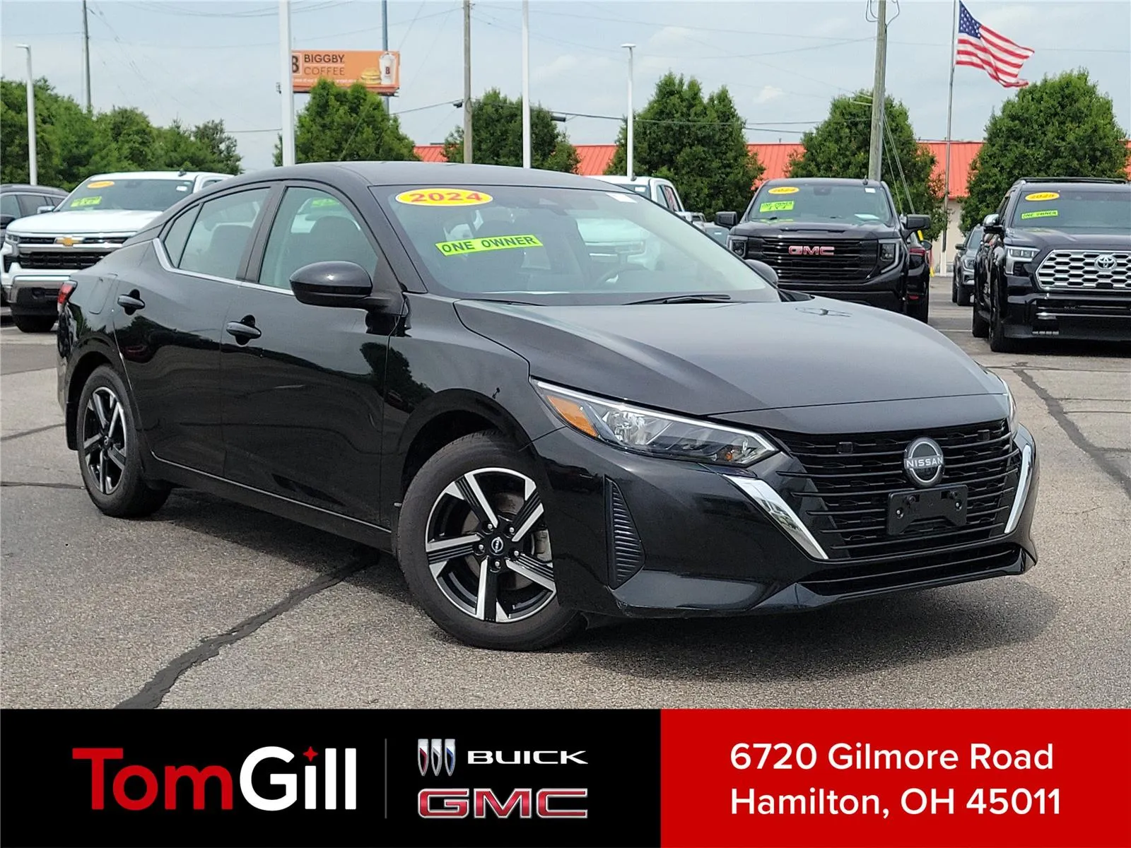 Black 2024 Nissan Sentra SV for sale in Hamilton, OH