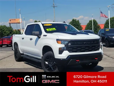 White 2024 Chevrolet Silverado 1500 Custom Trail Boss for sale in Hamilton, OH