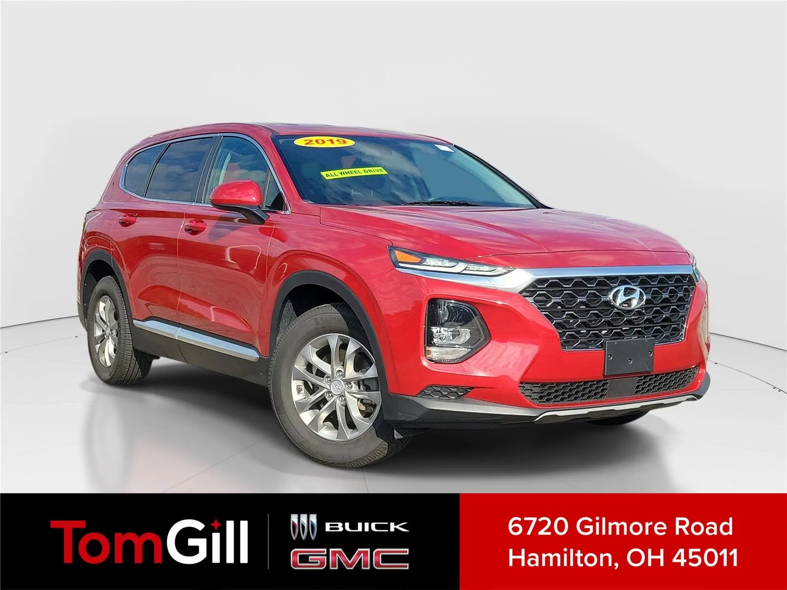 Red 2019 Hyundai Santa Fe SE for sale in Hamilton, OH