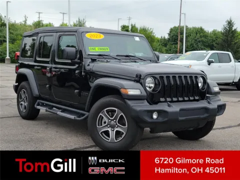 Black 2023 Jeep Wrangler Sport S for sale in Hamilton, OH