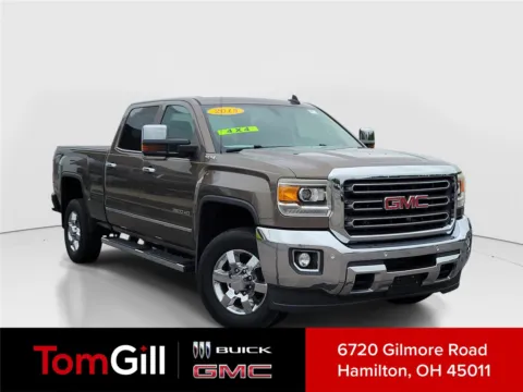Brown 2015 GMC Sierra 2500HD available WiFi SLT for sale in Hamilton, OH