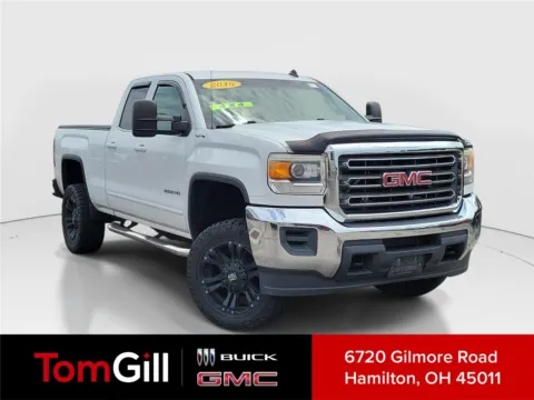 White 2015 GMC Sierra 2500HD SLE Double Cab 4WD for sale in Hamilton, OH