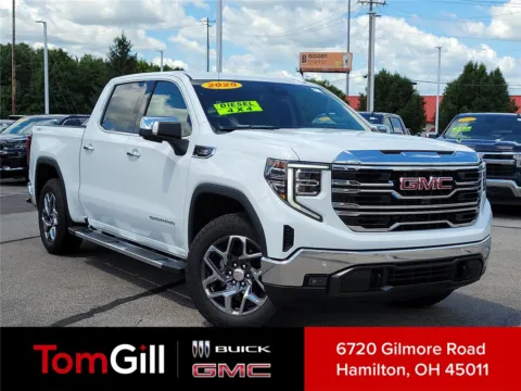 White 2025 GMC Sierra 1500 4WD Crew Cab 147 SLT for sale in Hamilton, OH