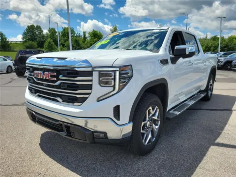 Photos of 2025 GMC Sierra 1500 4WD Crew Cab 147 SLT for sale in Hamilton, OH at Tom Gill Buick GMC