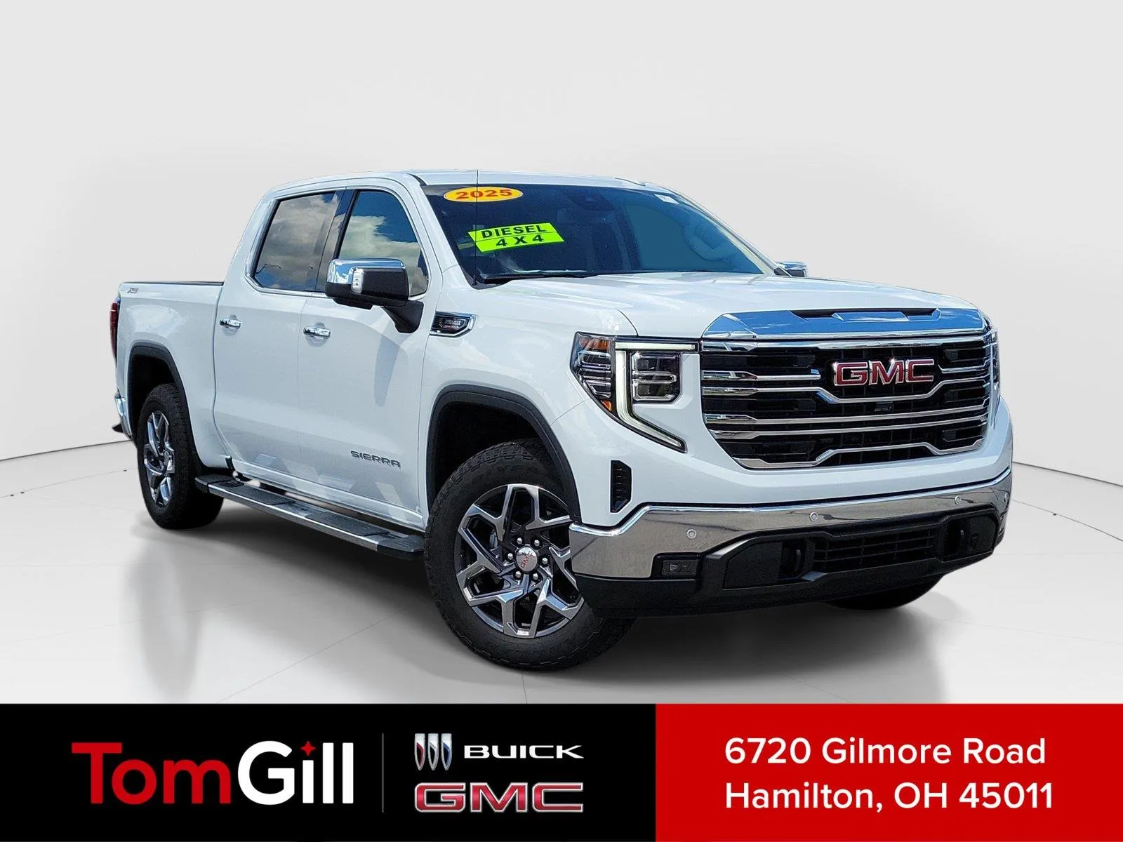 White 2025 GMC Sierra 1500 SLT for sale in Hamilton, OH