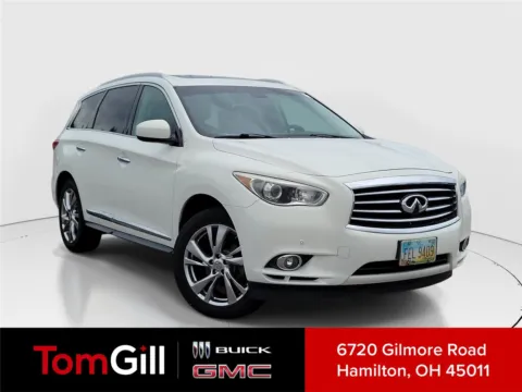 White 2013 INFINITI JX35 AWD for sale in Hamilton, OH