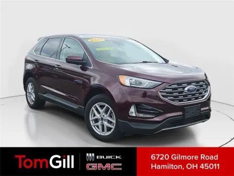 Red 2021 Ford Edge SEL for sale in Hamilton, OH
