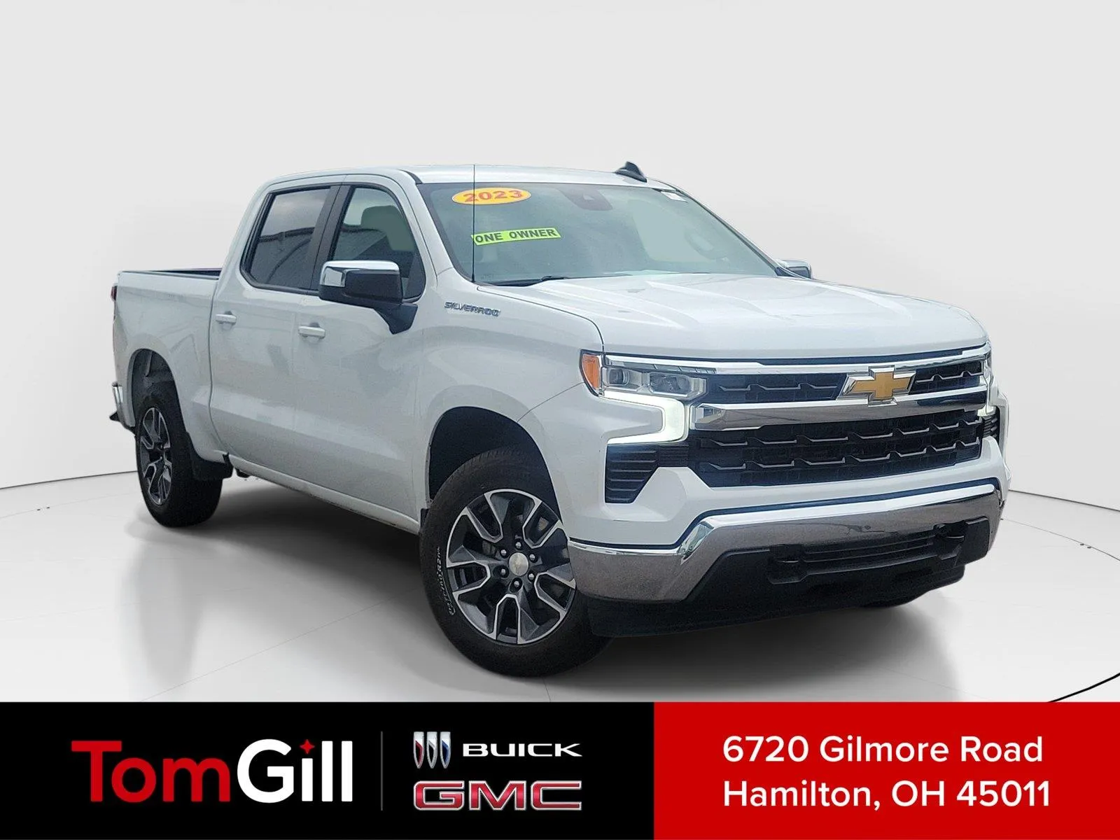 White 2023 Chevrolet Silverado 1500 LT for sale in Hamilton, OH